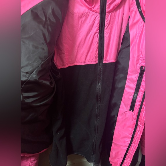 Victoria's Secret Neon Pink Hooded Jacket - LARGE NWT - Picture 7 of 8
